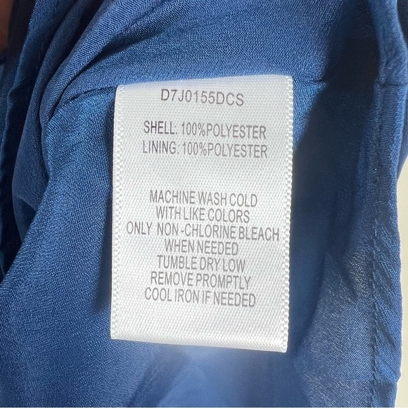 Devlin | Betsy Flirty Mini Slip Dress Poseidon Blue | 6 - Picture 8 of 11